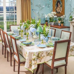 Mrs. Alice Small Camille Olive Candle Holder (Pair)< Summer Glassware | Summer Candleware