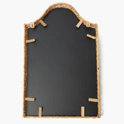 Mrs. Alice Small Celine Bow Rattan Mirror< Mirrors