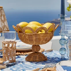 Mrs. Alice Small Elena Rattan Bowl< For Her | For The Homemaker