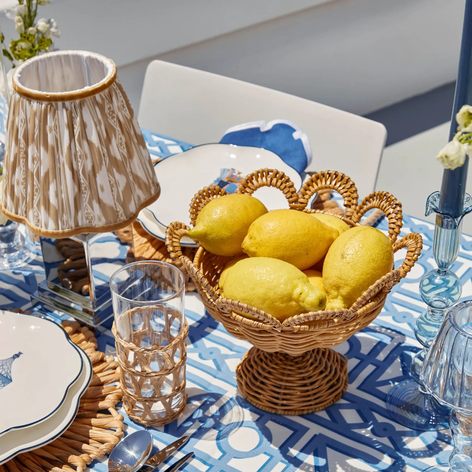 Mrs. Alice Small Elena Rattan Bowl< For Her | For The Homemaker