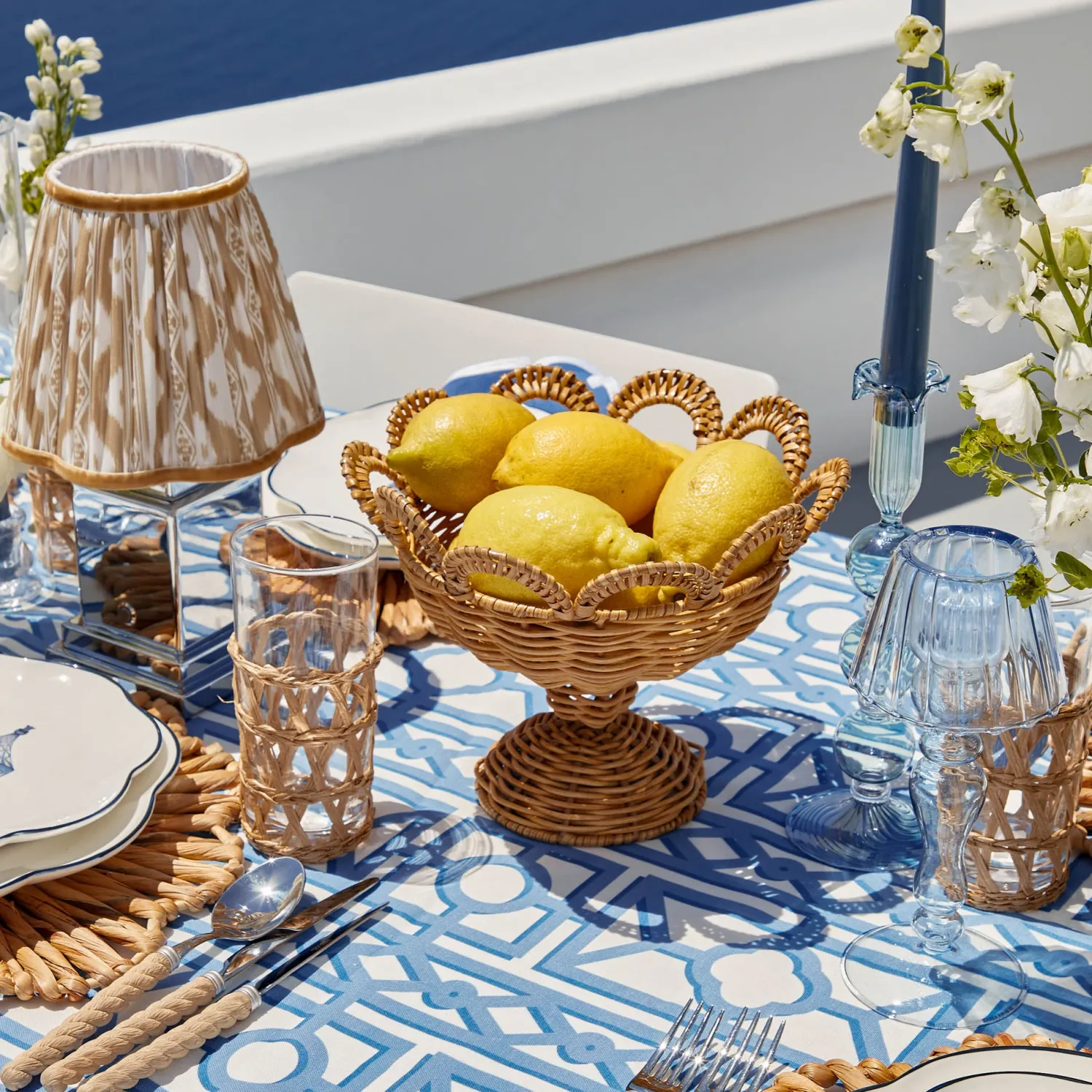 Mrs. Alice Small Elena Rattan Bowl< For Her | For The Homemaker