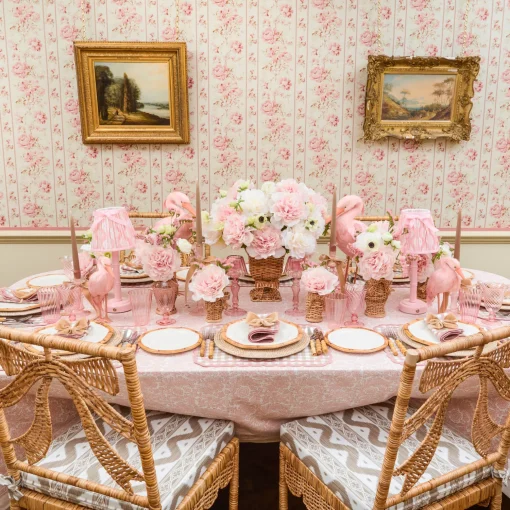 Mrs. Alice Small Gisele Pink Candle Holder (Pair)< Summer Candleware | Candle Holders