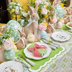 Mrs. Alice Small Rattan Rabbit (Trio)< Spring Decorations