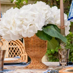 Mrs. Alice Small Rattan Urn Vase< Vases | Vases & Planters