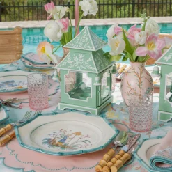 Mrs. Alice Small Rose Pink Hobnail Jug & Glasses (Set of 6)< Summer Glassware | Glassware Sets