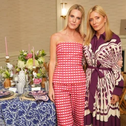 Mrs. Alice Sofia Pink Appliqué Placemats & Napkins (Set of 4)< Table Linen Sets | Mrs. Alice Monogram