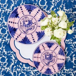 Mrs. Alice Sofia Pink Appliqué Placemats (Set of 4)< Placemats