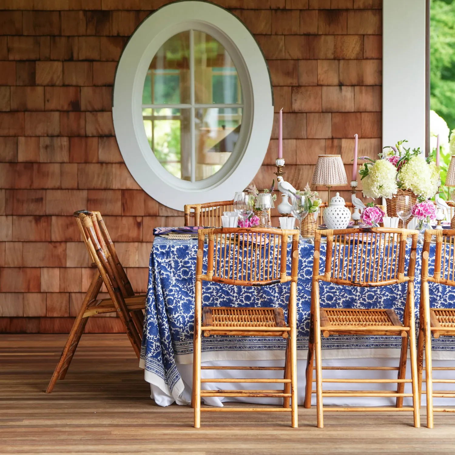 Mrs. Alice Sofia Pink Appliqué Placemats & Napkins (Set of 4)< Table Linen Sets | Mrs. Alice Monogram