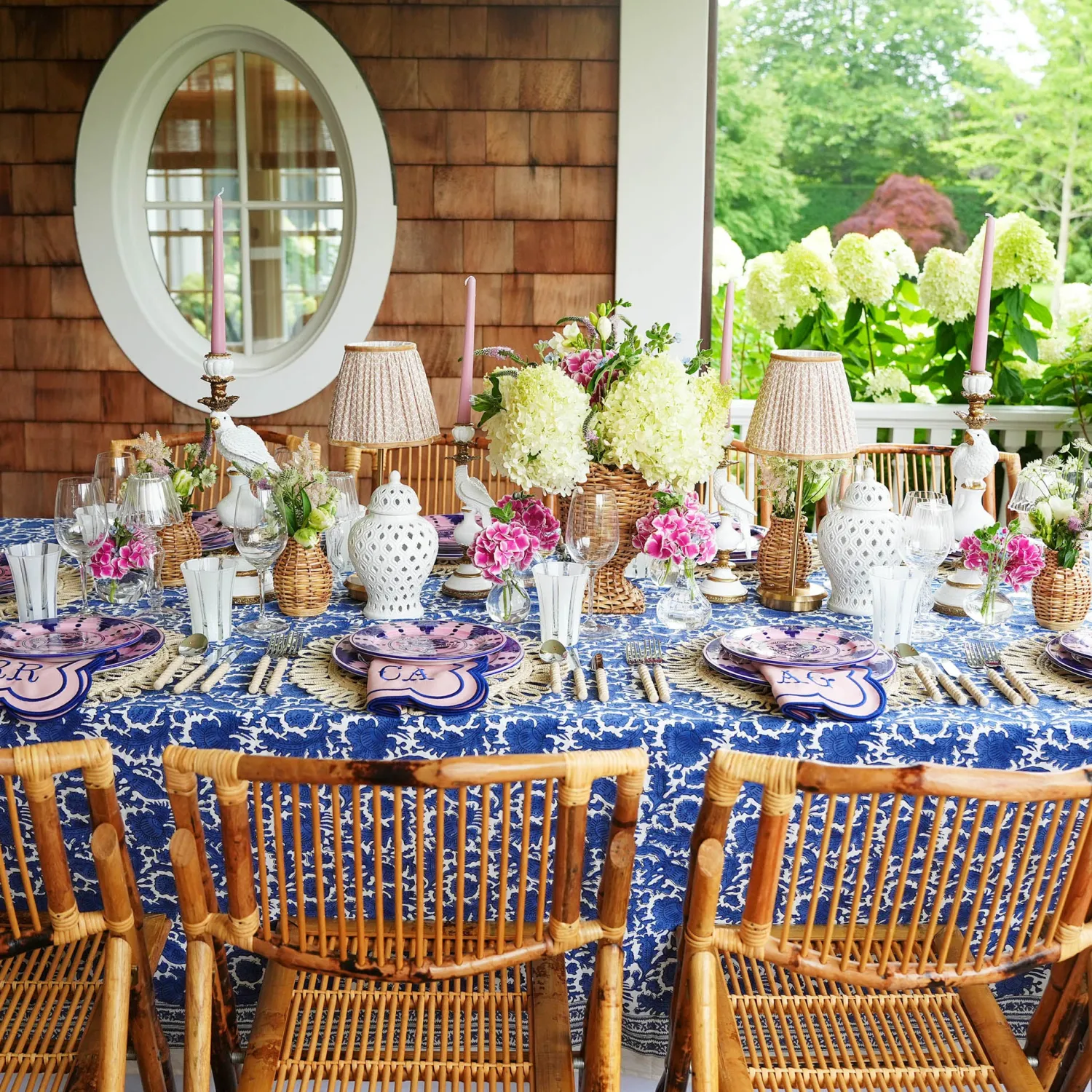 Mrs. Alice Tall Rechargeable Lamp & Putty Lotus Shade (18cm)< Rechargeable Table Lamps