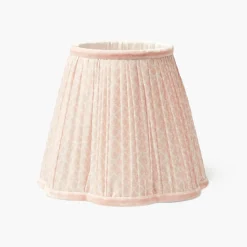 Mrs. Alice Tall Rechargeable Lamp with Pink Lotus Shade (18cm)< Rechargeable Table Lamps