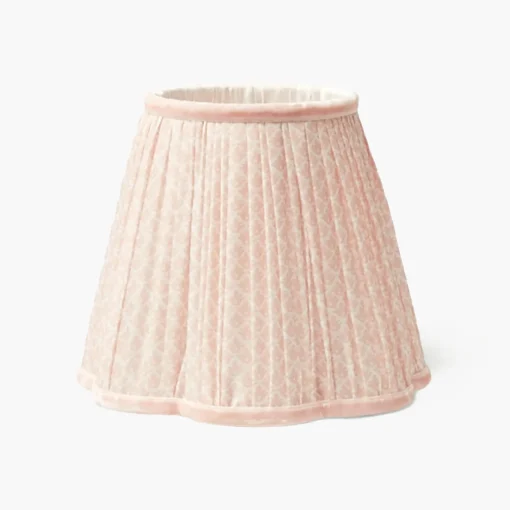 Mrs. Alice Tall Rechargeable Lamp with Pink Lotus Shade (18cm)< Rechargeable Table Lamps