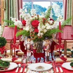 Mrs. Alice Tartan Nutcrackers (Set of 3)< Christmas Decorations