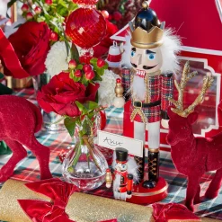 Mrs. Alice Tartan Nutcrackers (Set of 3)< Christmas Decorations