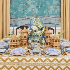 Mrs. Alice Thea Rattan Pagoda Lantern - 30cm< Year-round Decorations | Spring Decorations