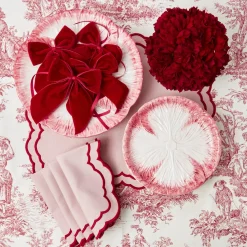 Mrs. Alice Valérie Pink Napkins (Set of 4)< Napkins | Mrs. Alice Monogram