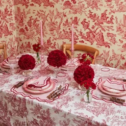Mrs. Alice Valérie Pink Napkins (Set of 4)< Napkins | Mrs. Alice Monogram