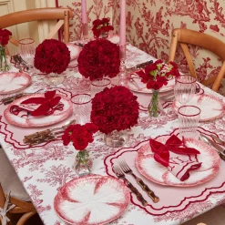 Mrs. Alice Valérie Pink Napkins (Set of 4)< Napkins | Mrs. Alice Monogram