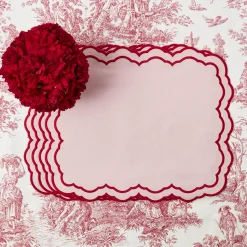 Mrs. Alice Valérie Pink Placemats (Set of 4)< Placemats