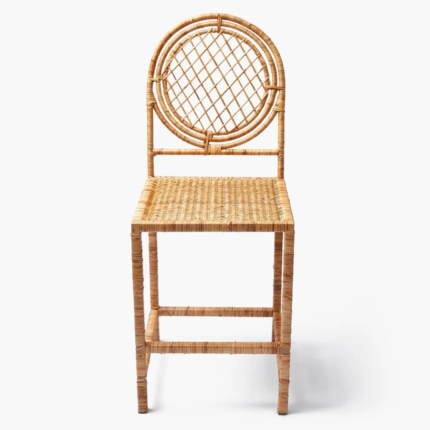 Mrs. Alice Vivienne Rattan Bar Stool< Furniture | Furniture