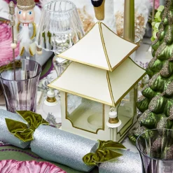 Mrs. Alice White & Gold Pagoda Lantern Set< Year-round Decorations | Christmas Decorations