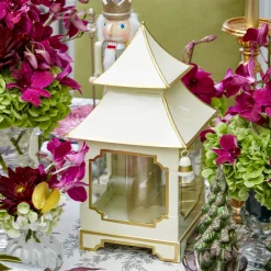 Mrs. Alice White & Gold Pagoda Lantern Set< Year-round Decorations | Christmas Decorations