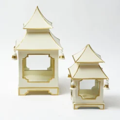Mrs. Alice White & Gold Pagoda Lantern Set< Year-round Decorations | Christmas Decorations