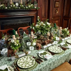 Mrs. Alice White Embroidered Skier Napkins (Set of 4)< Napkins