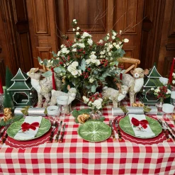 Mrs. Alice White Embroidered Skier Napkins (Set of 4)< Napkins