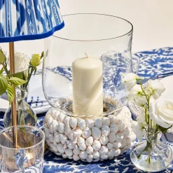 Mrs. Alice White Pillar Candle (Pair)< Summer Candleware | Candles