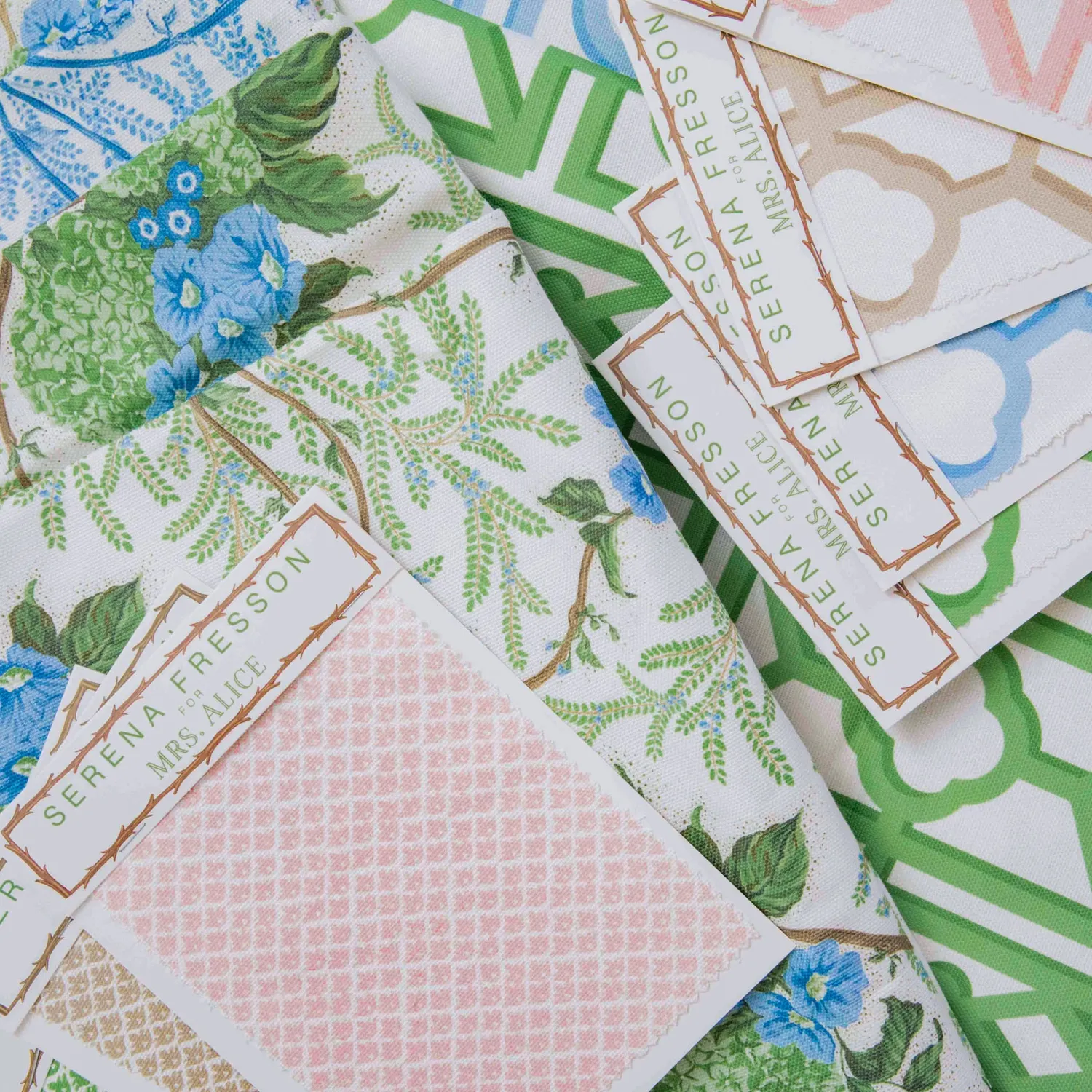 Mrs. Alice Yellow Lady Isabella's Garden Fabric< Serena Fresson Fabrics